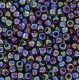 Toho seed beads 8/0 round Transparent-Rainbow Smoky Topaz - TR-08-177